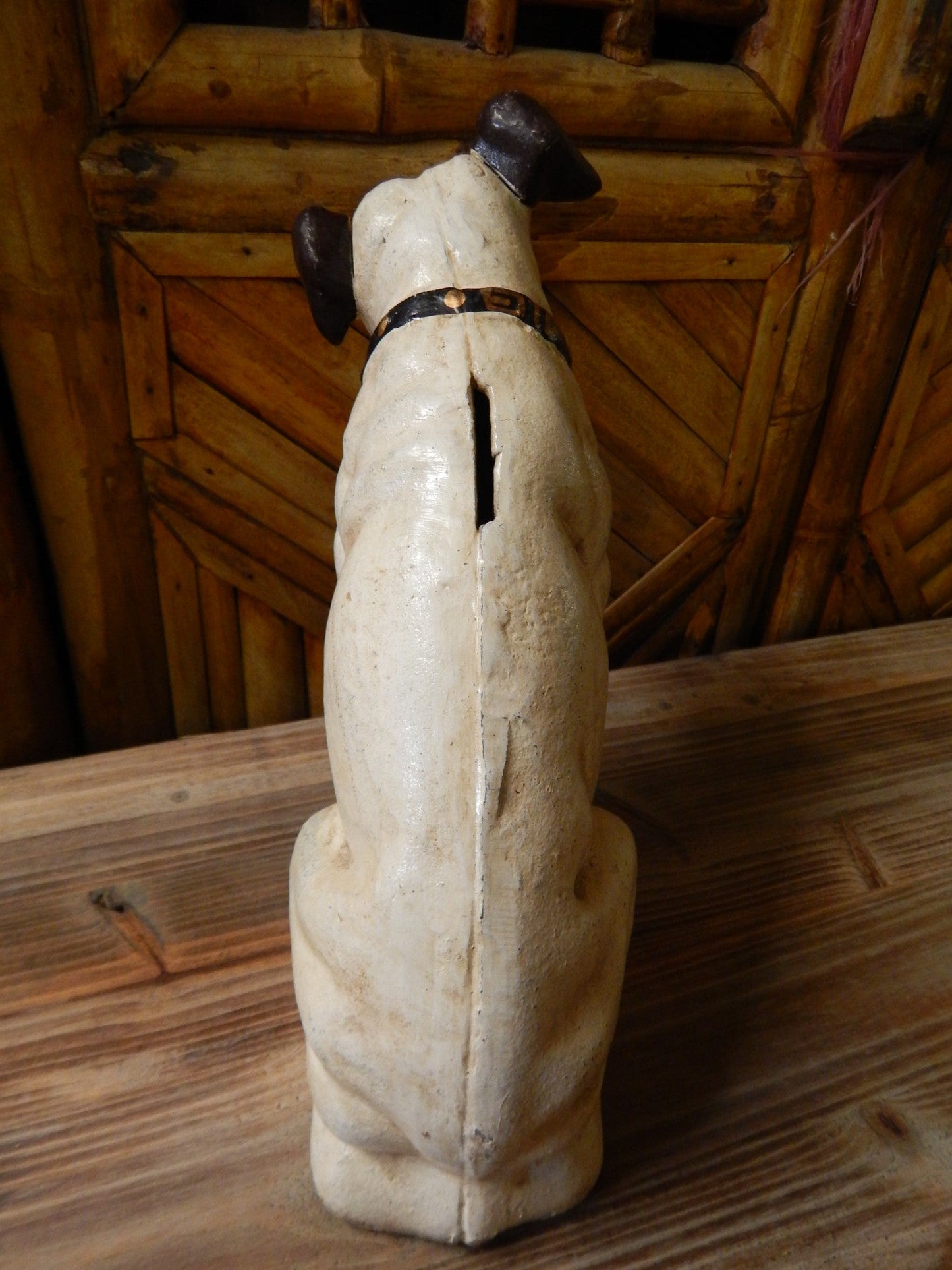 Cast Iron Bank - Small RCA Nipper Dog Still