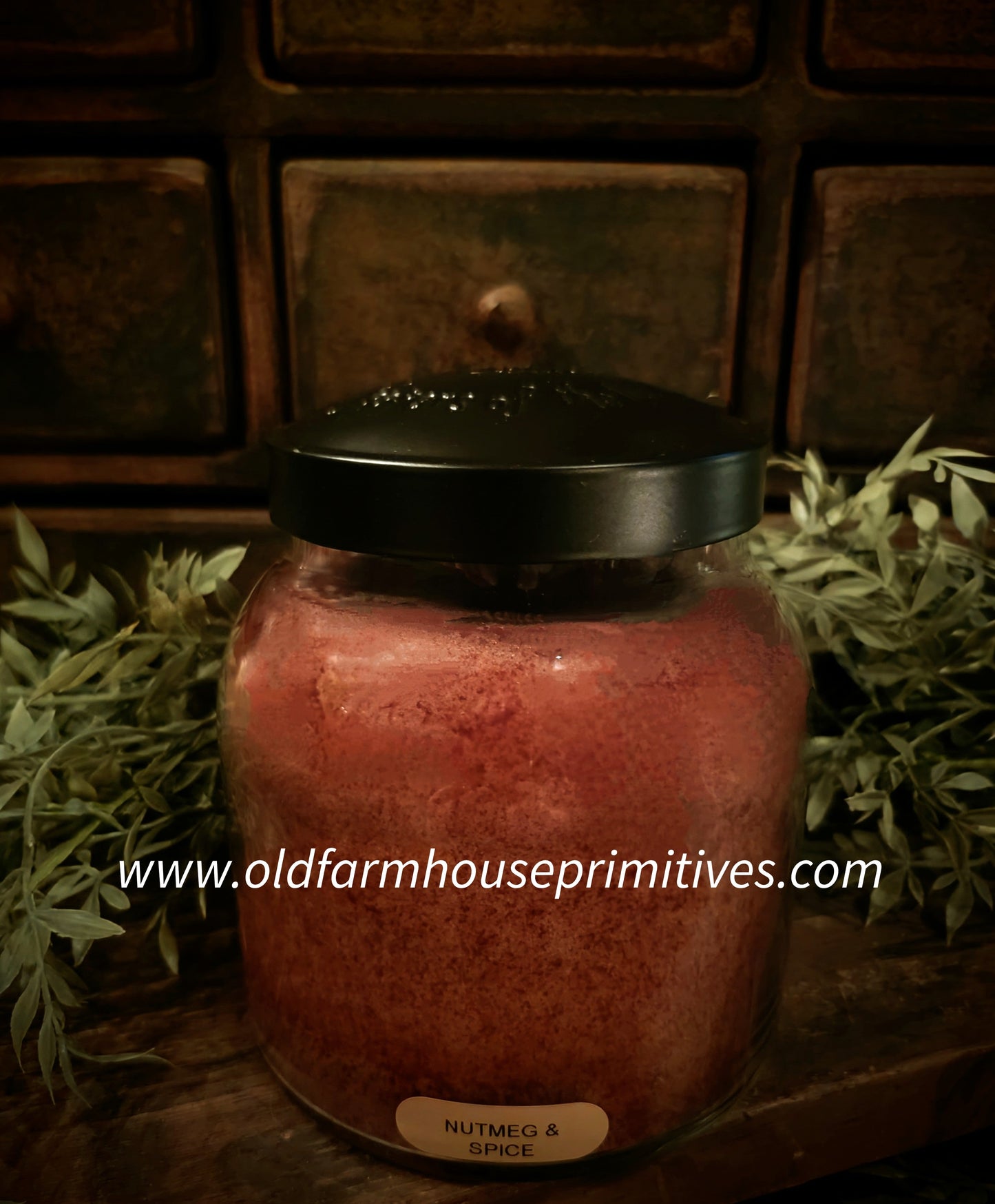 #113451 NUTMEG SPICE 34oz Jar Candle